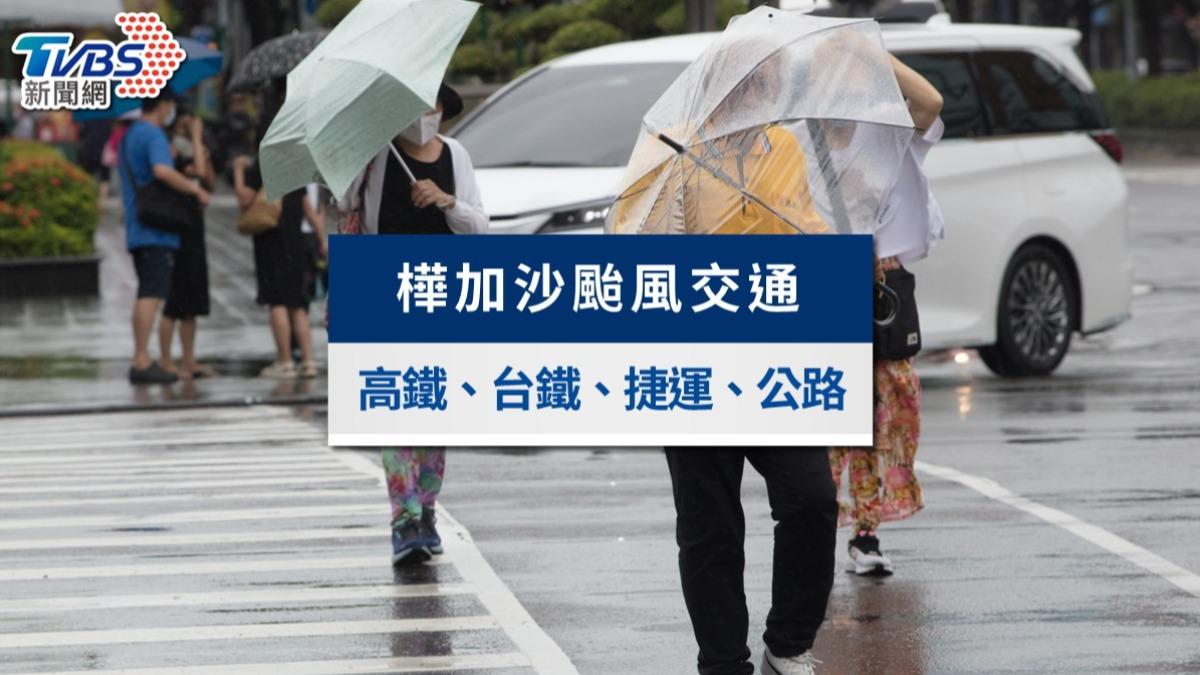 樺加沙颱風席捲台灣南部,最新交通異動資訊不斷更新。(示意圖/shutterstock達志影像) 颱風-樺加沙颱風-颱風交通-颱風高鐵-颱風台鐵-颱風捷運